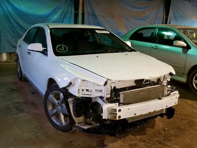 1G1ZC5E07CF202431 - 2012 CHEVROLET MALIBU 1LT WHITE photo 1