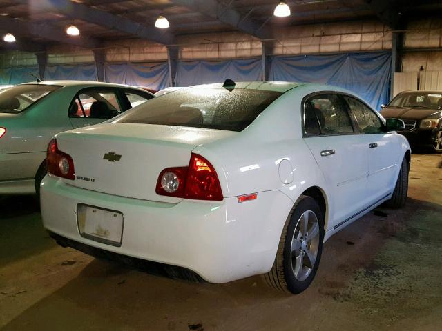 1G1ZC5E07CF202431 - 2012 CHEVROLET MALIBU 1LT WHITE photo 4