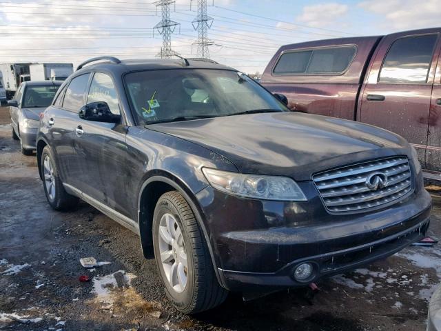 JNRAS08W44X214266 - 2004 INFINITI FX35 BLACK photo 1