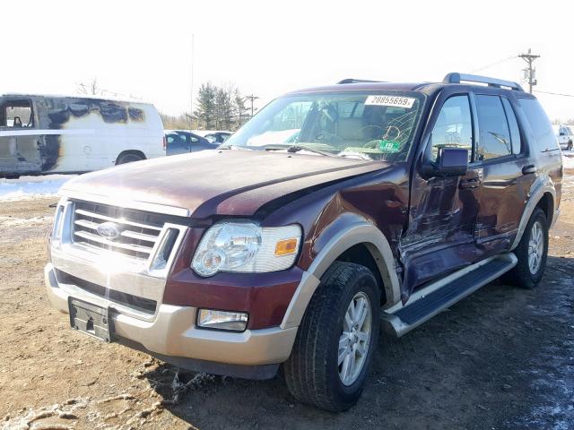 1FMEU74E46UA37350 - 2006 FORD EXPLORER E BURGUNDY photo 2