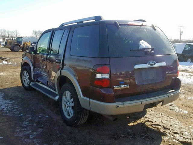 1FMEU74E46UA37350 - 2006 FORD EXPLORER E BURGUNDY photo 3