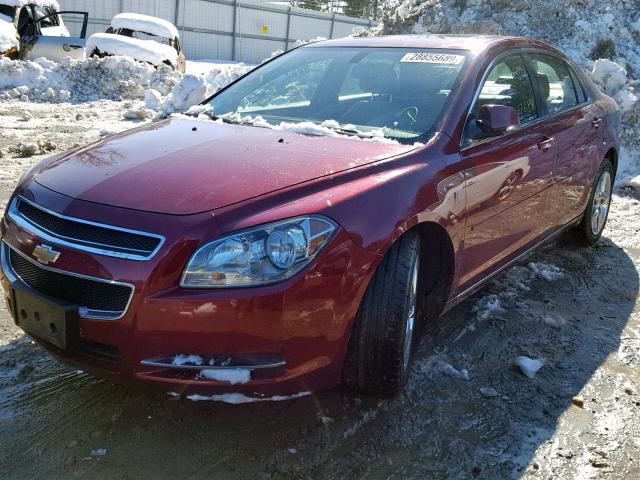 1G1ZC5E12BF231391 - 2011 CHEVROLET MALIBU 1LT წითელი ფოტო 2