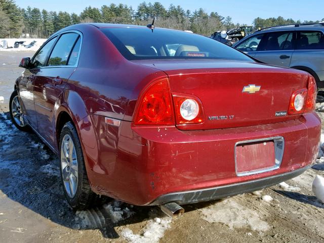 1G1ZC5E12BF231391 - 2011 CHEVROLET MALIBU 1LT წითელი ფოტო 3