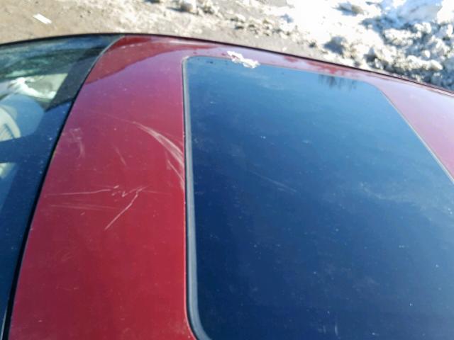 1G1ZC5E12BF231391 - 2011 CHEVROLET MALIBU 1LT წითელი ფოტო 9