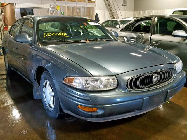 1G4HR54K8YU134689 - 2000 BUICK LESABRE LI BLUE photo 1