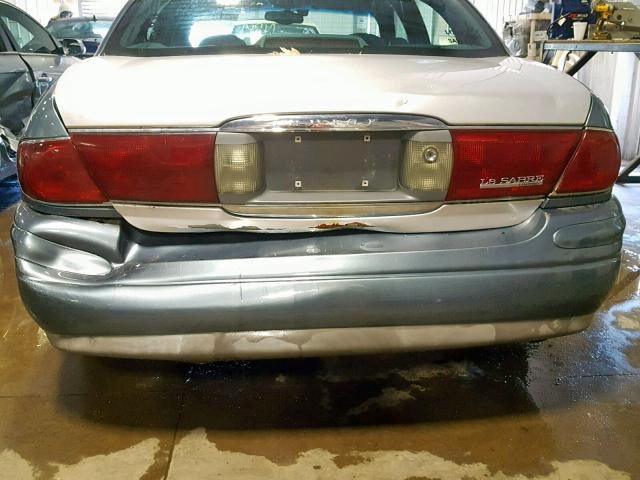 1G4HR54K8YU134689 - 2000 BUICK LESABRE LI BLUE photo 9