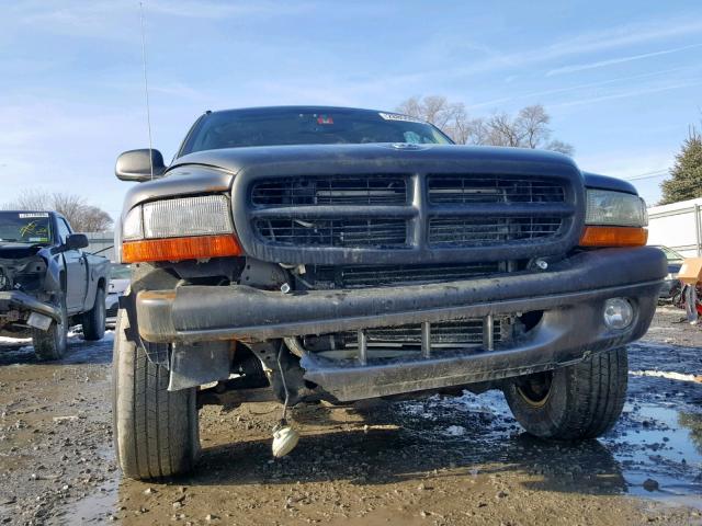 1D7HG38N64S561481 - 2004 DODGE DAKOTA QUA GRAY photo 9