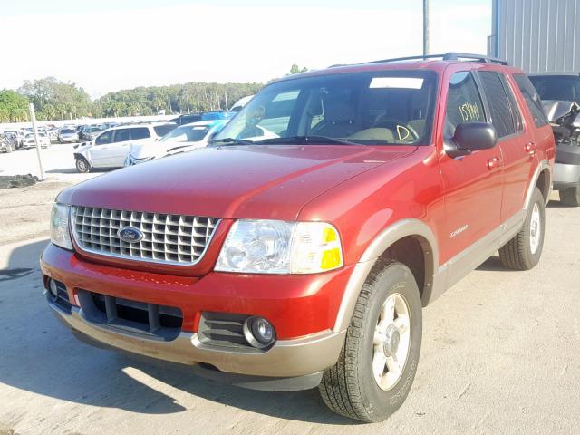 1FMDU64E12UA19369 - 2002 FORD EXPLORER E RED photo 2