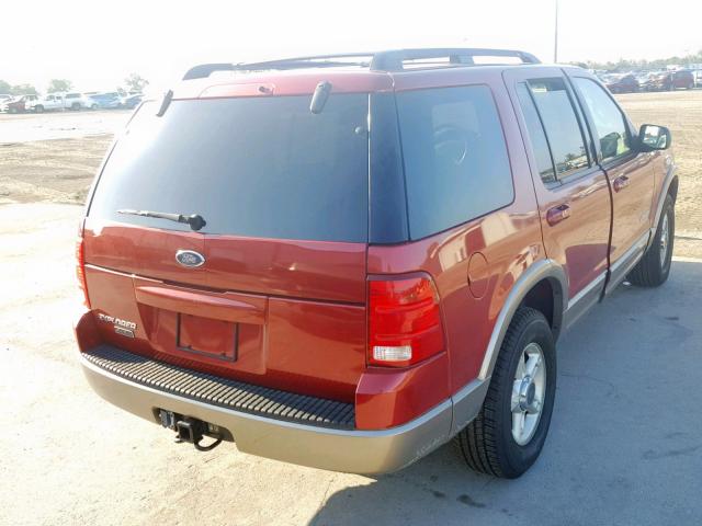 1FMDU64E12UA19369 - 2002 FORD EXPLORER E RED photo 4