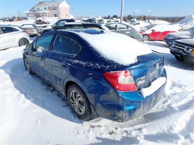 2HGFB2F98CH020519 - 2012 HONDA CIVIC EXL BLUE photo 3