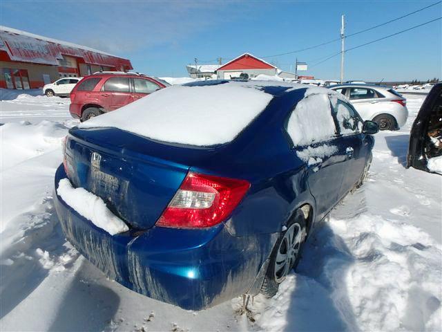 2HGFB2F98CH020519 - 2012 HONDA CIVIC EXL BLUE photo 4