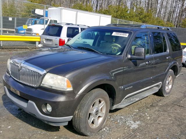 5LMEU88H15ZJ27595 - 2005 LINCOLN AVIATOR 棕色 照片 2