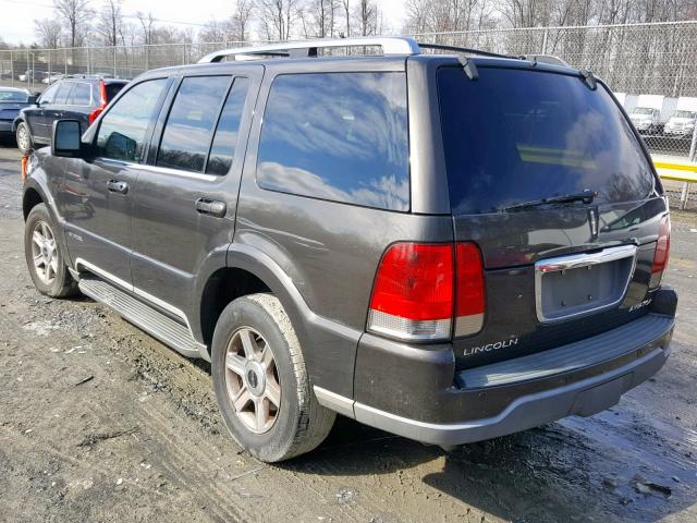 5LMEU88H15ZJ27595 - 2005 LINCOLN AVIATOR 棕色 照片 3