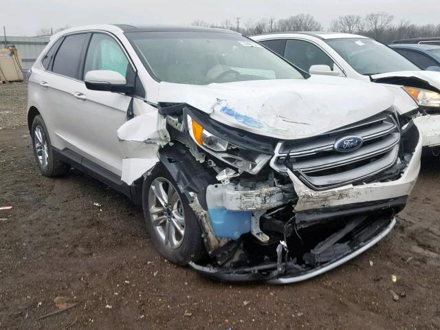 2FMPK3J92HBB67750 - 2017 FORD EDGE SEL WHITE photo 1