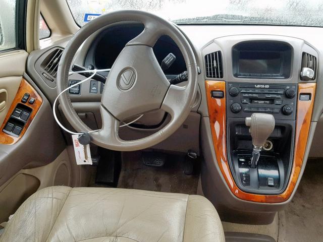 JT6GF10U6Y0080526 - 2000 LEXUS RX 300 WHITE photo 9