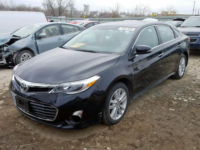 4T1BK1EB8DU002821 - 2013 TOYOTA AVALON BAS BLACK photo 2