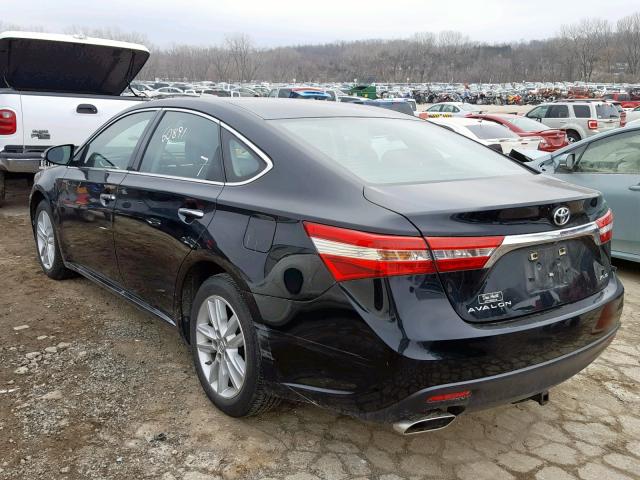 4T1BK1EB8DU002821 - 2013 TOYOTA AVALON BAS BLACK photo 3