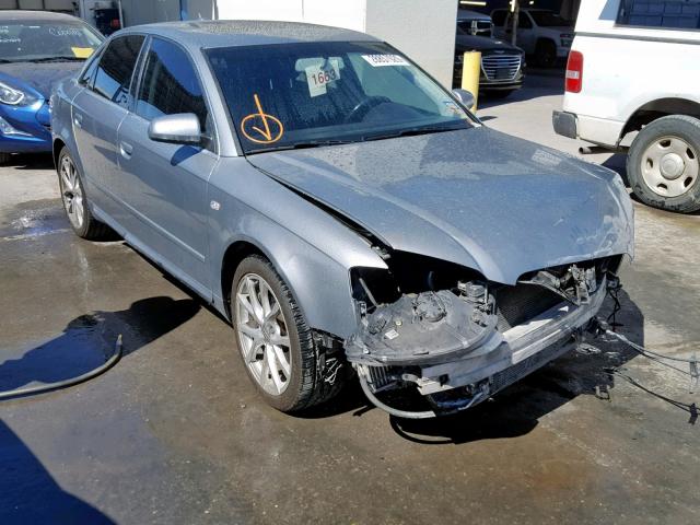 WAUAF78E58A044462 - 2008 AUDI A4 2.0T SILVER photo 1