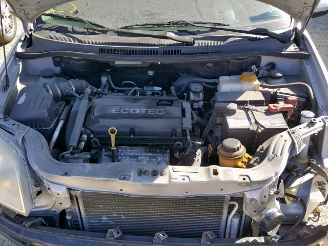 KL1TD56E79B303769 - 2009 CHEVROLET AVEO LS SILVER photo 7