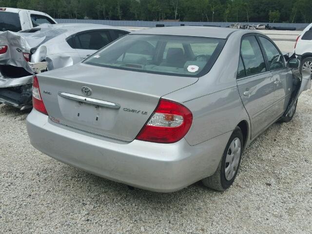 4T1BE32K53U209432 - 2003 TOYOTA CAMRY LE/X SILVER photo 4