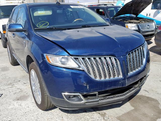 2LMDJ8JK1CBL06785 - 2012 LINCOLN MKX BLUE photo 1