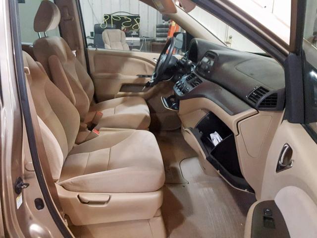 5FNRL38226B108488 - 2006 HONDA ODYSSEY LX TAN photo 5