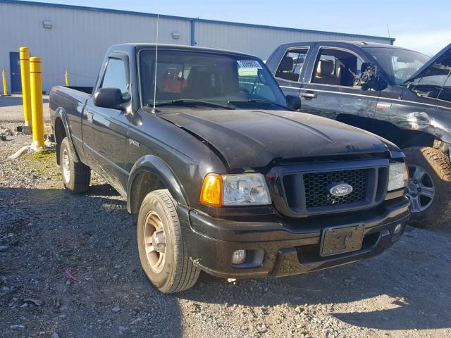 1FTYR10U74PA85966 - 2004 FORD RANGER BLACK photo 1