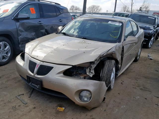 2G2WR524141341001 - 2004 PONTIAC GRAND PRIX GOLD photo 2