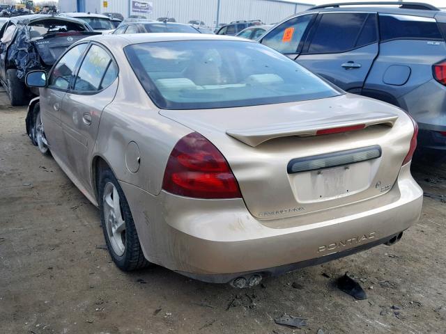 2G2WR524141341001 - 2004 PONTIAC GRAND PRIX GOLD photo 3