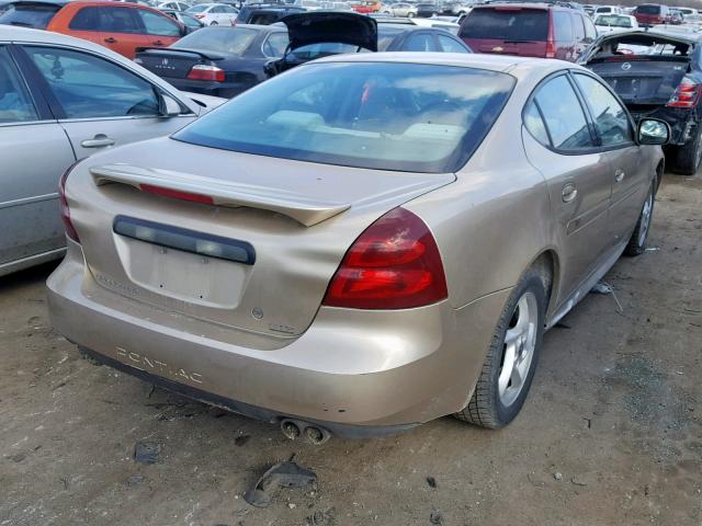 2G2WR524141341001 - 2004 PONTIAC GRAND PRIX GOLD photo 4