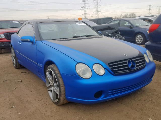 WDBPJ78J72A025474 - 2002 MERCEDES-BENZ CL 600 BLUE photo 1