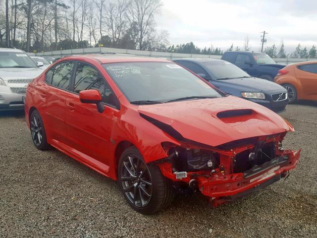 JF1VA1C65J9831859 - 2018 SUBARU WRX PREMIU RED photo 1