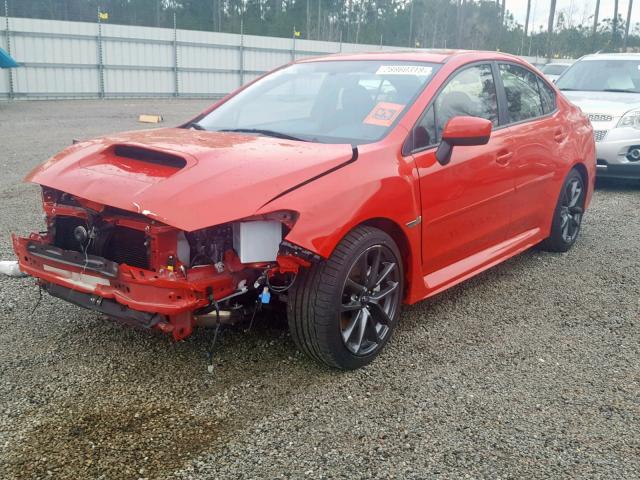 JF1VA1C65J9831859 - 2018 SUBARU WRX PREMIU RED photo 2