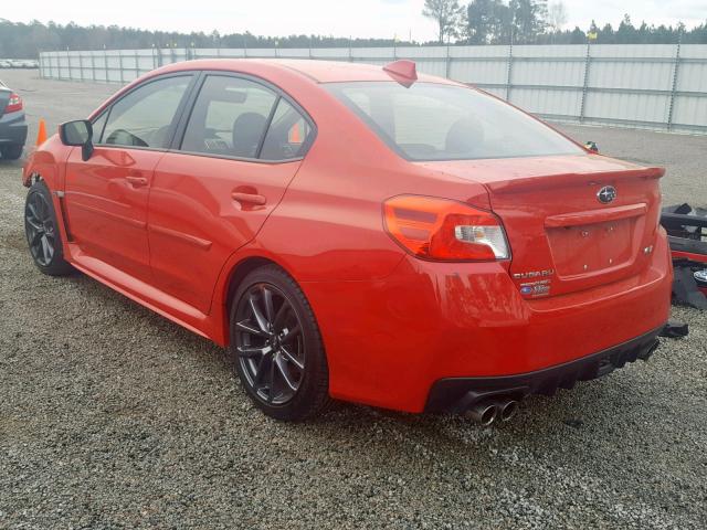 JF1VA1C65J9831859 - 2018 SUBARU WRX PREMIU RED photo 3