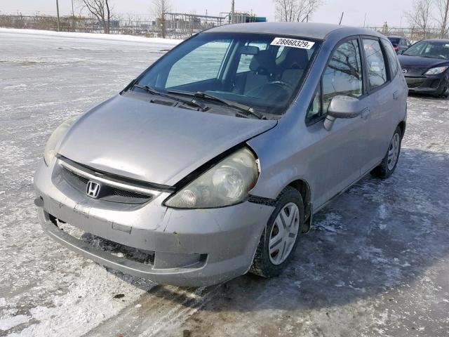 JHMGD37447S811200 - 2007 HONDA FIT GRAY photo 2