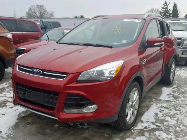 1FMCU9J90GUC65101 - 2016 FORD ESCAPE TIT RED photo 2