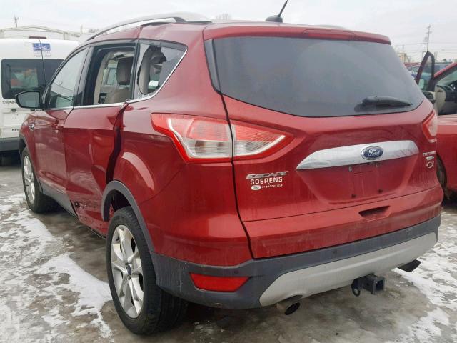 1FMCU9J90GUC65101 - 2016 FORD ESCAPE TIT RED photo 3