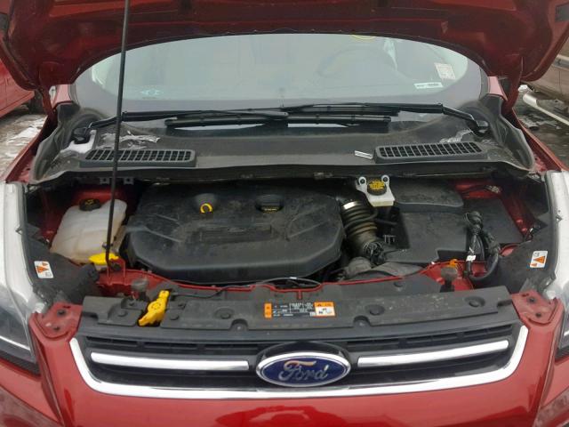 1FMCU9J90GUC65101 - 2016 FORD ESCAPE TIT RED photo 7