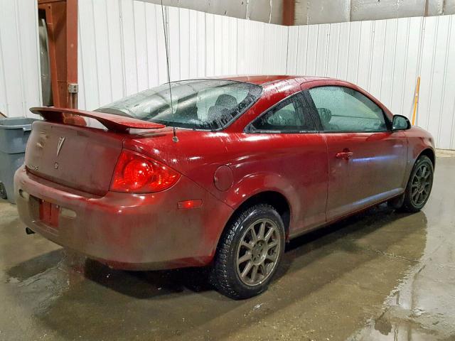 1G2AL18F287126698 - 2008 PONTIAC G5 MAROON photo 4