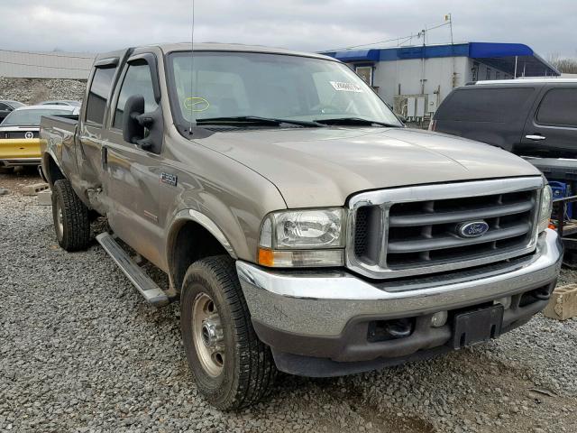 1FTSW31P04EC61982 - 2004 FORD F350 SRW S BROWN photo 1