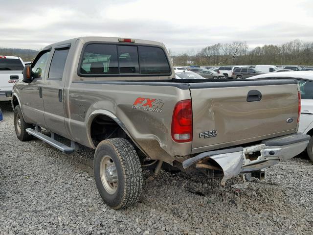 1FTSW31P04EC61982 - 2004 FORD F350 SRW S BROWN photo 3