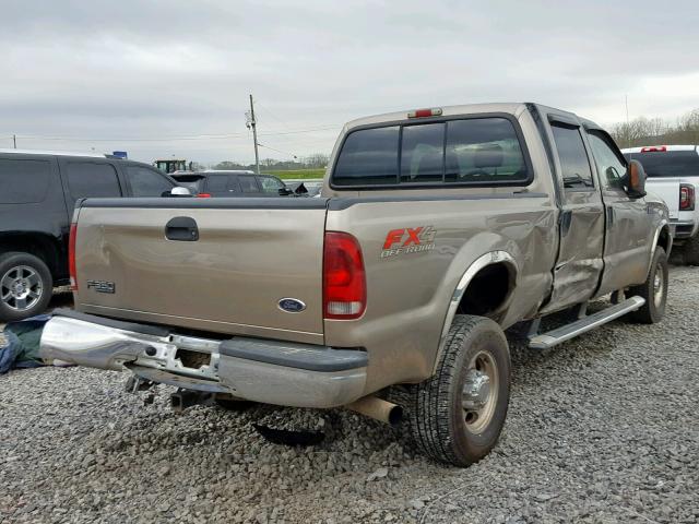 1FTSW31P04EC61982 - 2004 FORD F350 SRW S BROWN photo 4