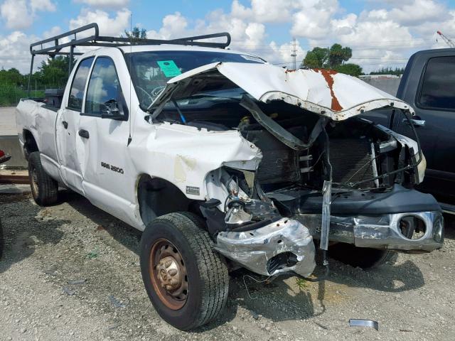 1D7KS28D35J512526 - 2005 DODGE RAM 2500 S WHITE photo 1