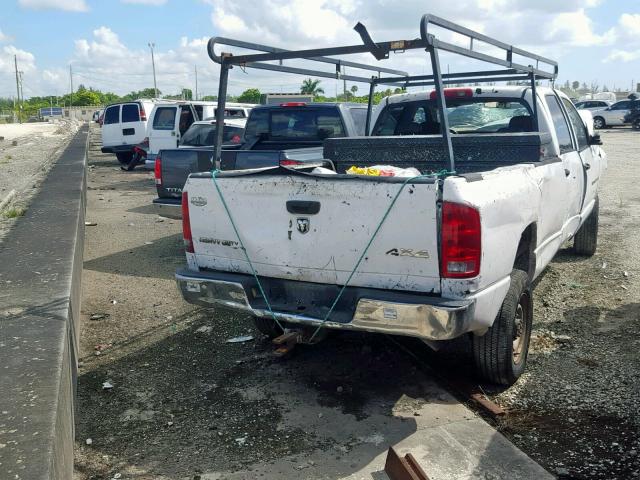 1D7KS28D35J512526 - 2005 DODGE RAM 2500 S WHITE photo 4