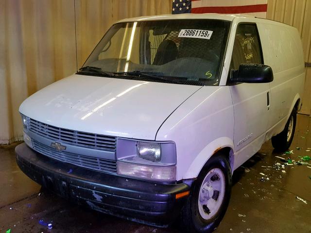 1GCDL19W3YB137407 - 2000 CHEVROLET ASTRO WHITE photo 2