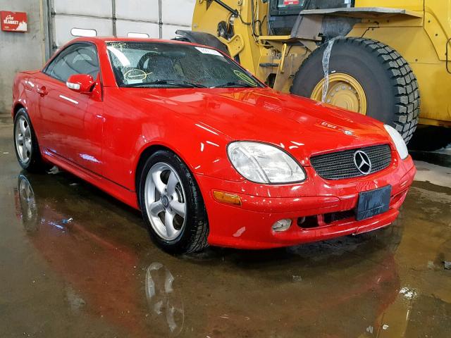 WDBKK65F13F294964 - 2003 MERCEDES-BENZ SLK 320 RED photo 1