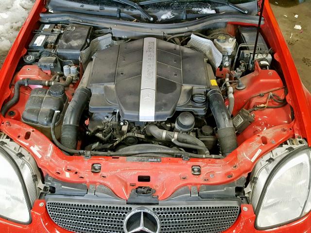 WDBKK65F13F294964 - 2003 MERCEDES-BENZ SLK 320 RED photo 7