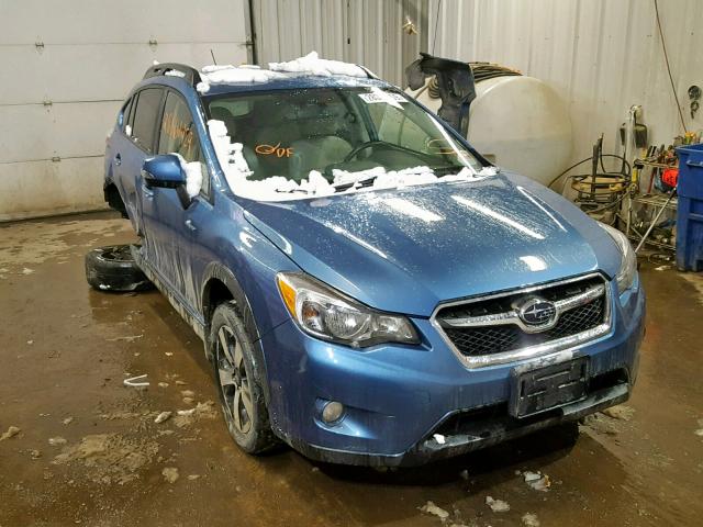 JF2GPBKC9EH311014 - 2014 SUBARU XV CROSSTR BLUE photo 1