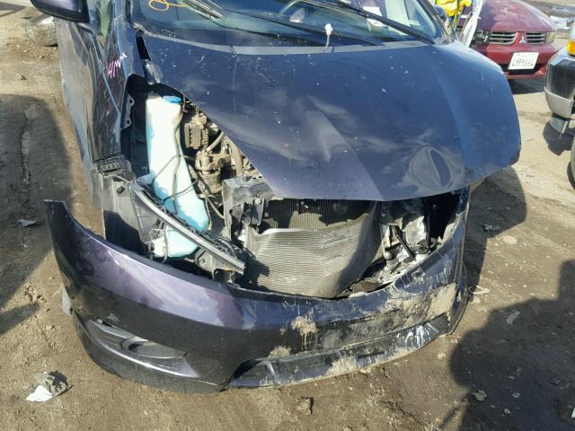 JHMGE8H55DC066271 - 2013 HONDA FIT SPORT PURPLE photo 9