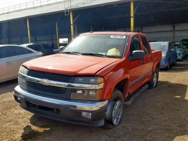 1GCDT43E288218980 - 2008 CHEVROLET COLORADO L ORANGE photo 2